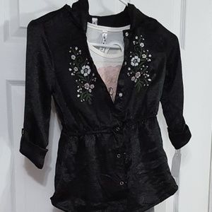 Knitworks 3 PC Girls Small Legging Outfit